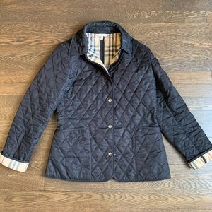 Burberry Quilted Coat / Jacket - Icon - Black